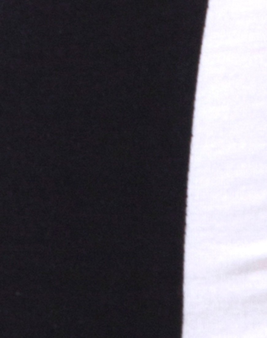Imagen de Zena Bodycon Dress in Black with White Stripe